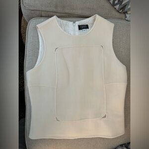 Ralph Rucci Cream Top